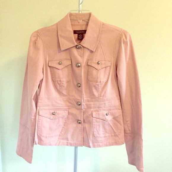 Calvin Klein Jackets & Blazers - HP🎉 CALVIN KLEIN Blush NWOT Military Style Jacket